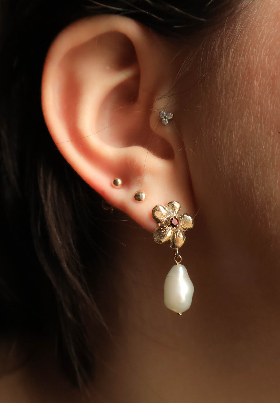 Primrose and Pearl Earrings