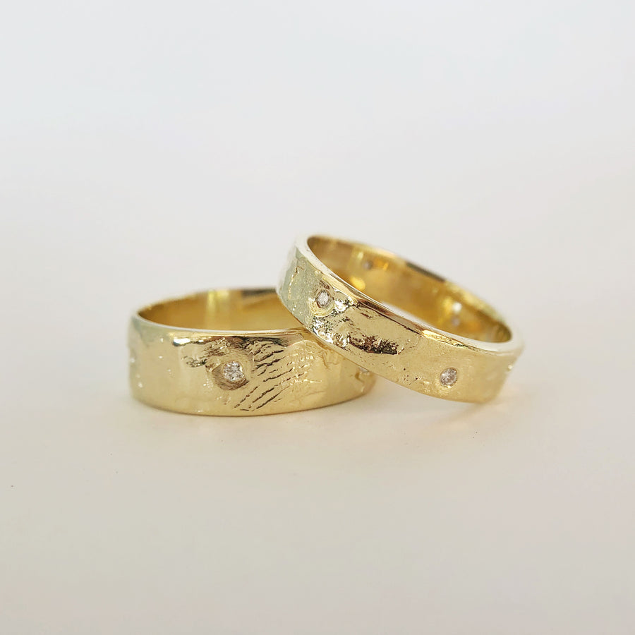 Merri Ring Yellow Gold with Gemstones