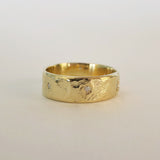 Thick Gold Merri Ring with Gemstones