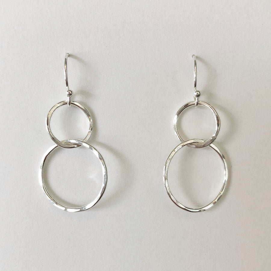 Double Circle Outline Earrings