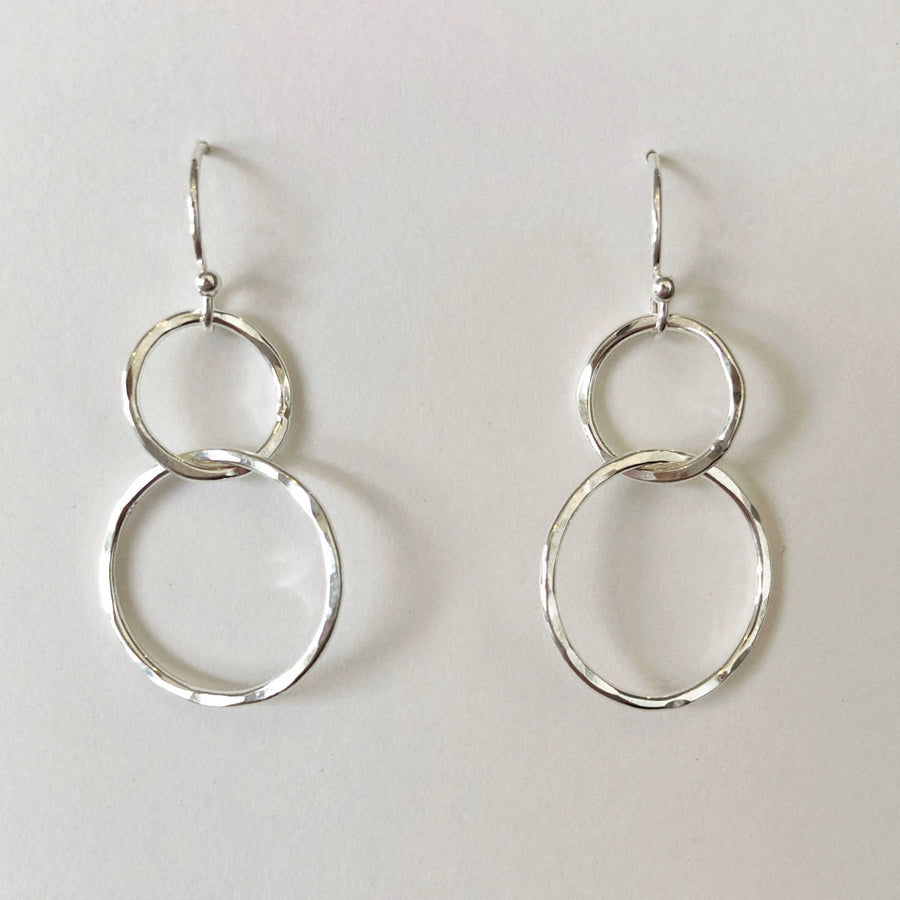 Double Circle Outline Earrings