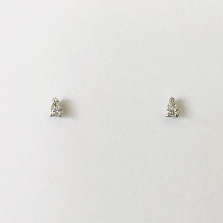 Pear Diamond Studs