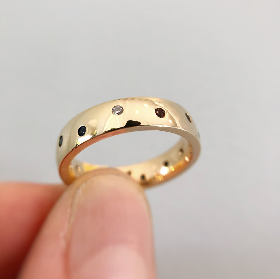 Sprinkle Gemstone Ring