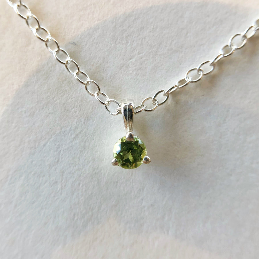 Gemstone Claw Necklace