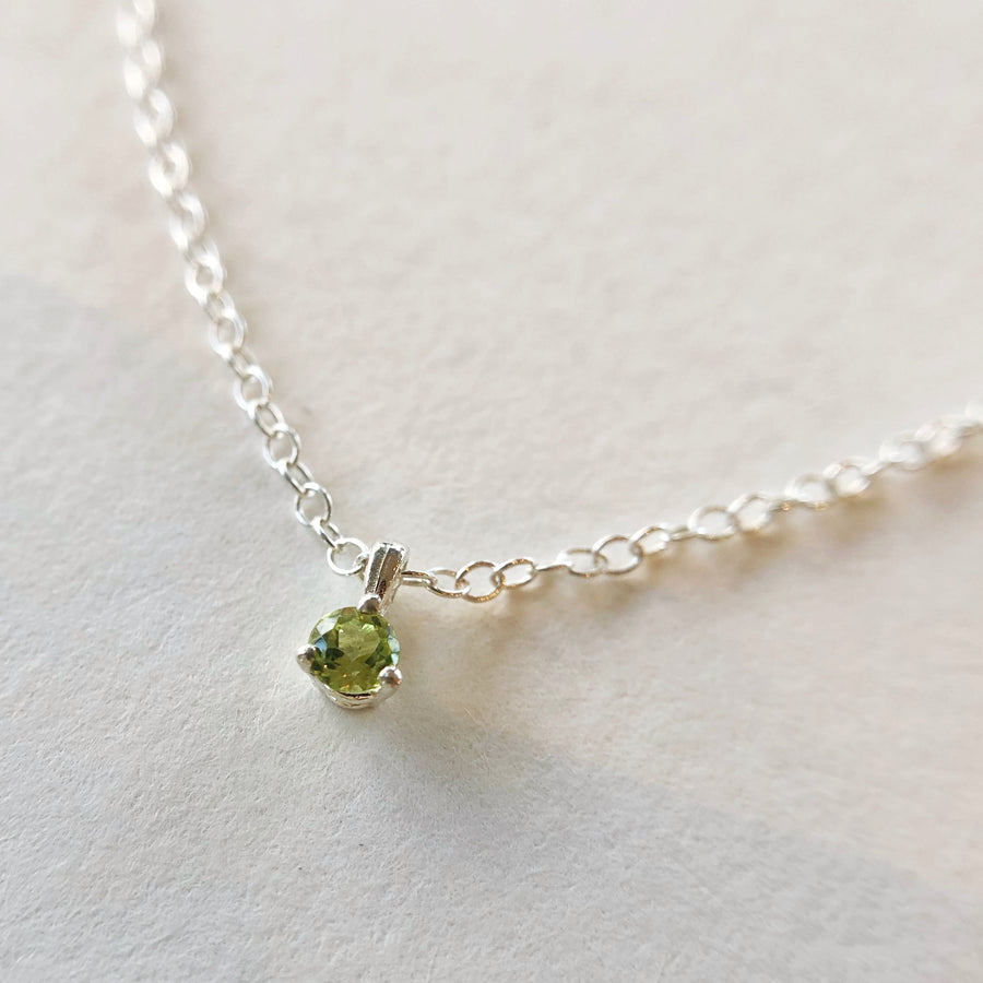 Gemstone Claw Necklace