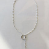 Lariat T Bar Chain Necklace