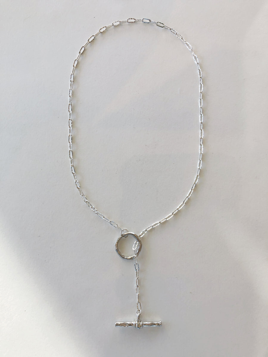 Lariat T Bar Chain Necklace