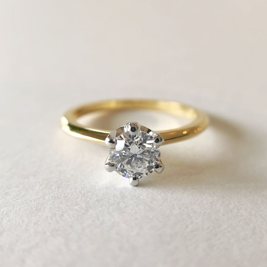 Lila Solitaire Diamond Ring