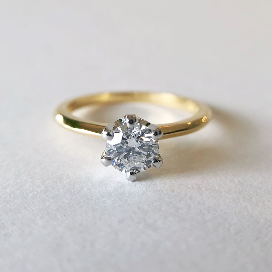 Lila Solitaire Diamond Ring