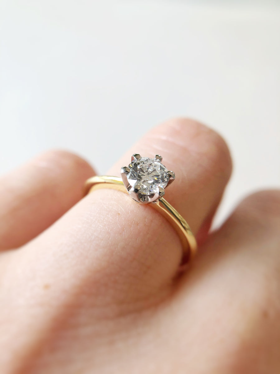 Lila Solitaire Diamond Ring