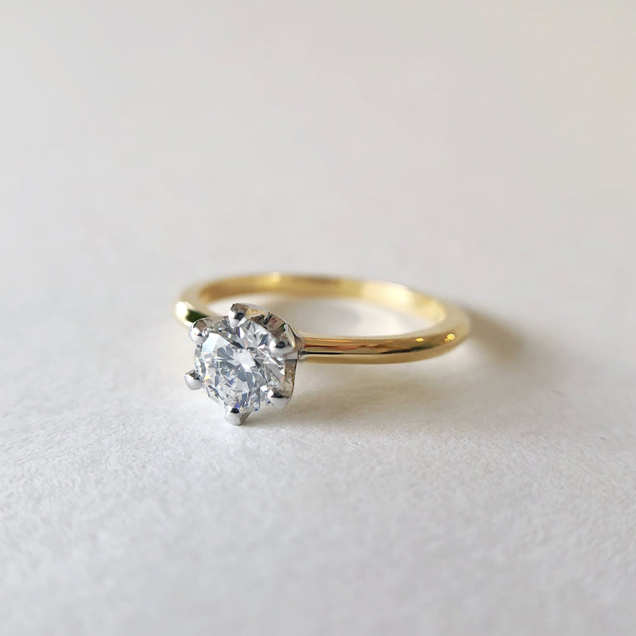 Lila Solitaire Diamond Ring