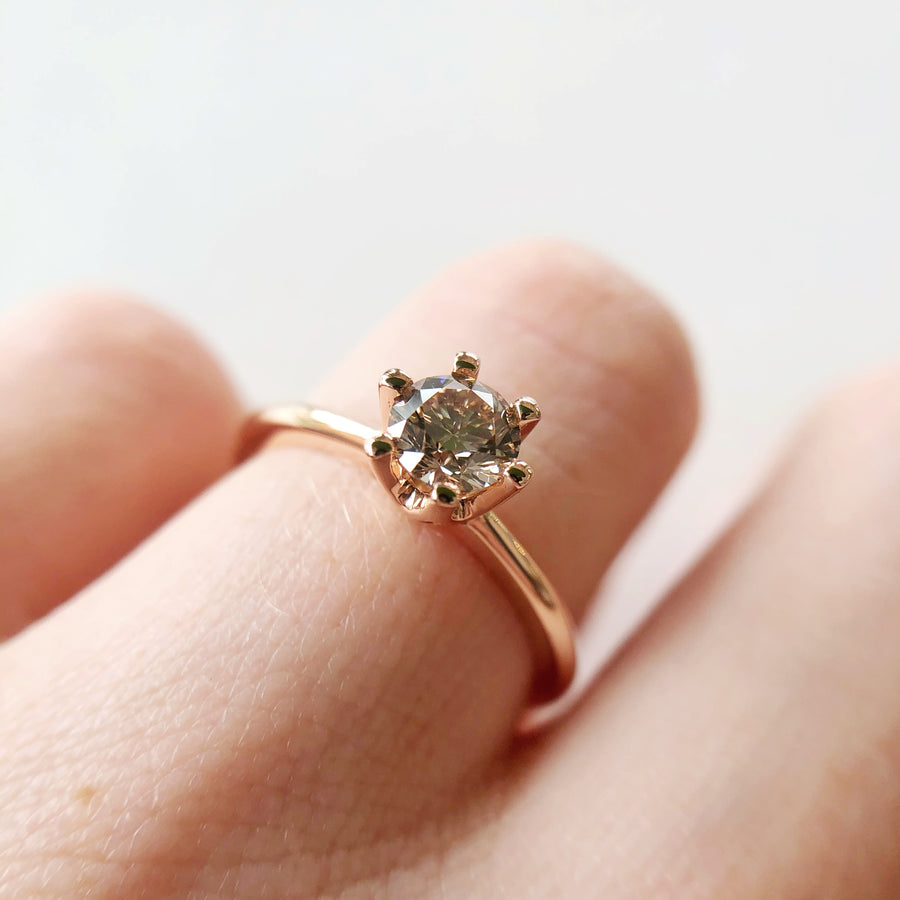 Lila Solitaire Diamond Ring