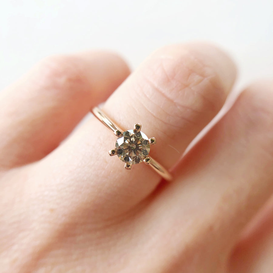 Lila Solitaire Diamond Ring