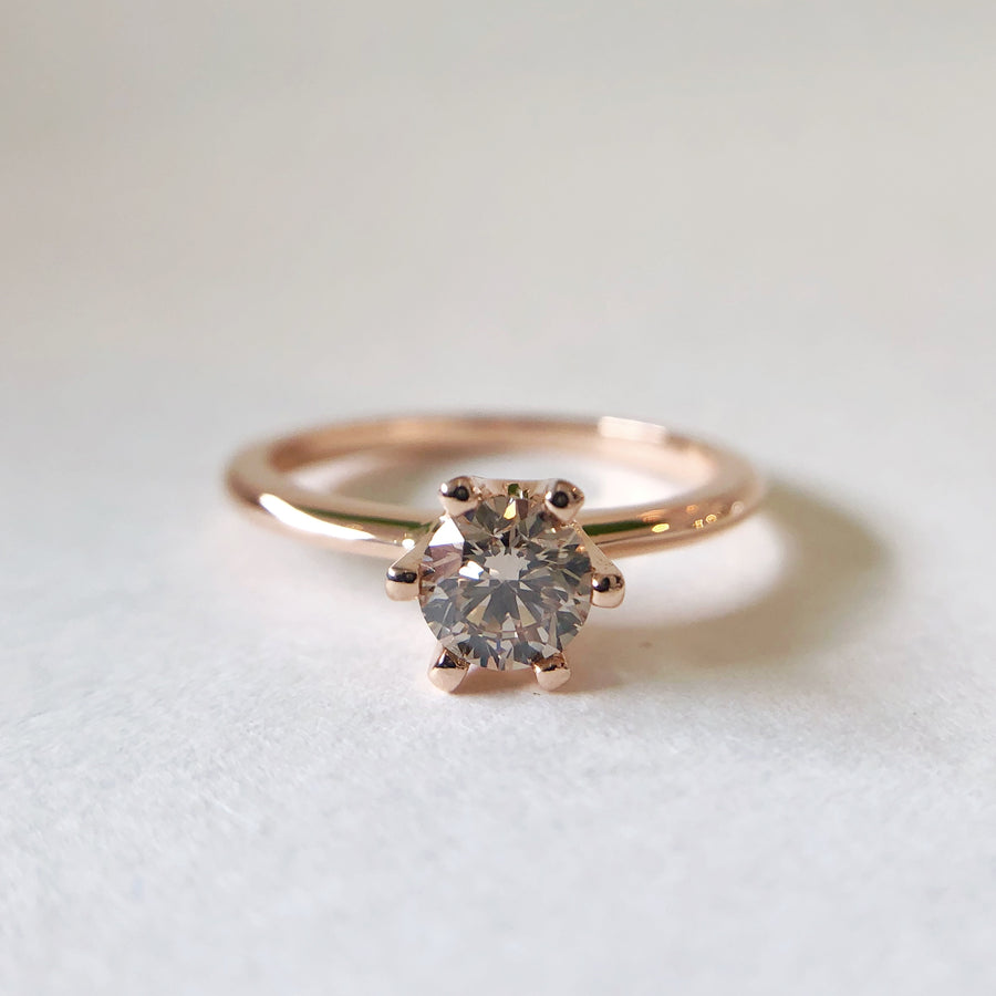 Lila Solitaire Diamond Ring