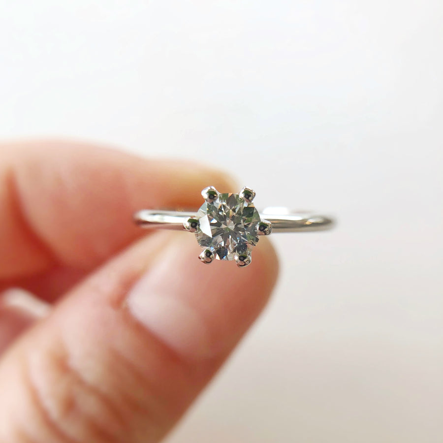 Lila Solitaire Diamond Ring