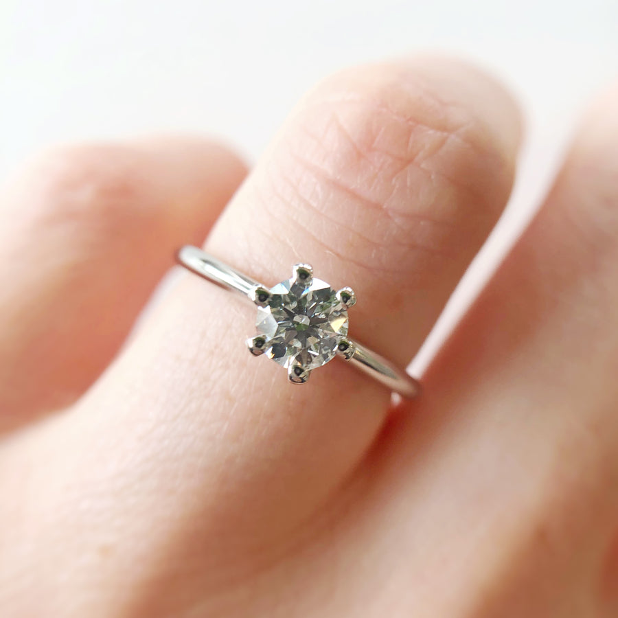 Lila Solitaire Diamond Ring