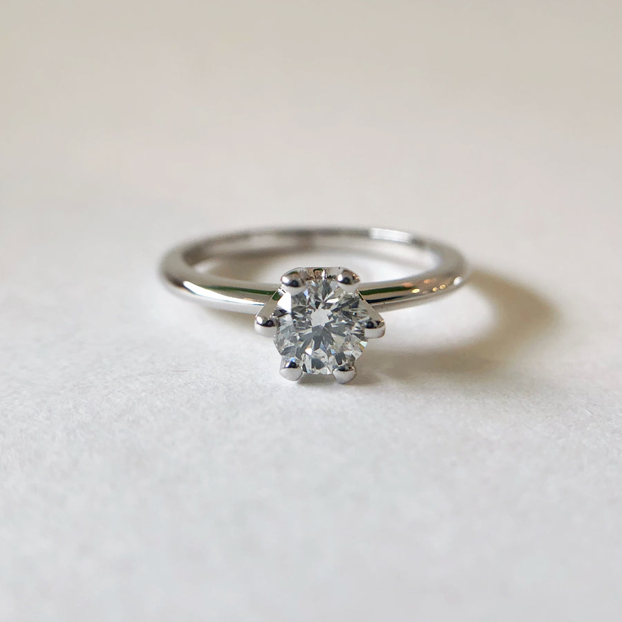 Lila Solitaire Diamond Ring