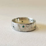 Merri Ring Silver with Gemstones