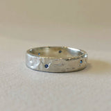 Merri Ring Silver with Gemstones