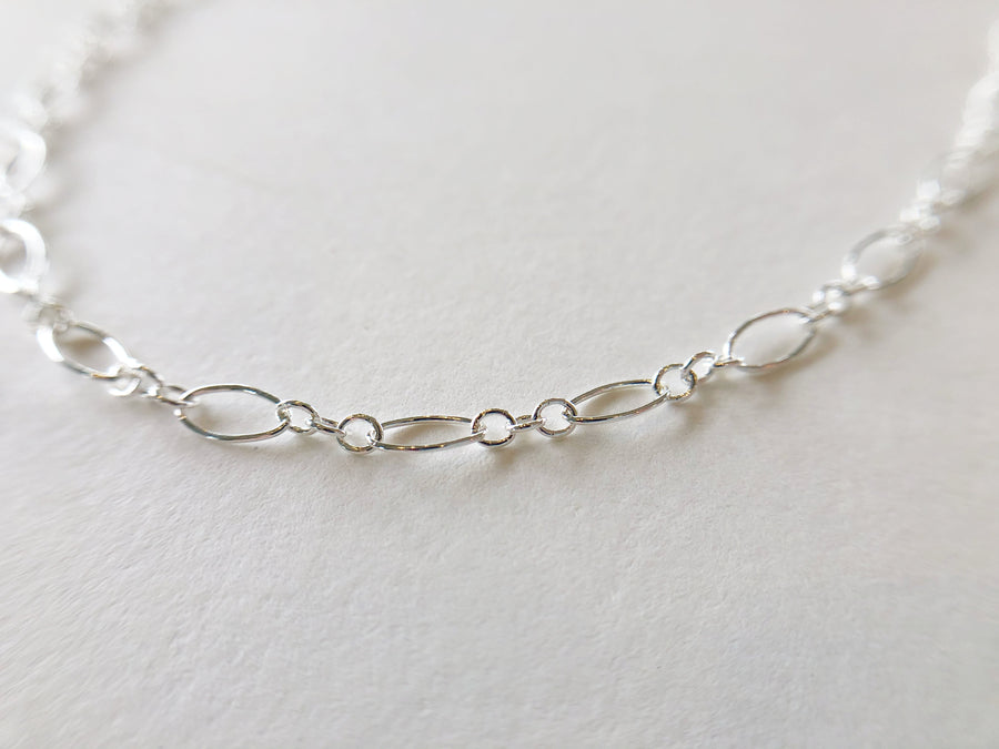 Oval Ring Chain Necklace