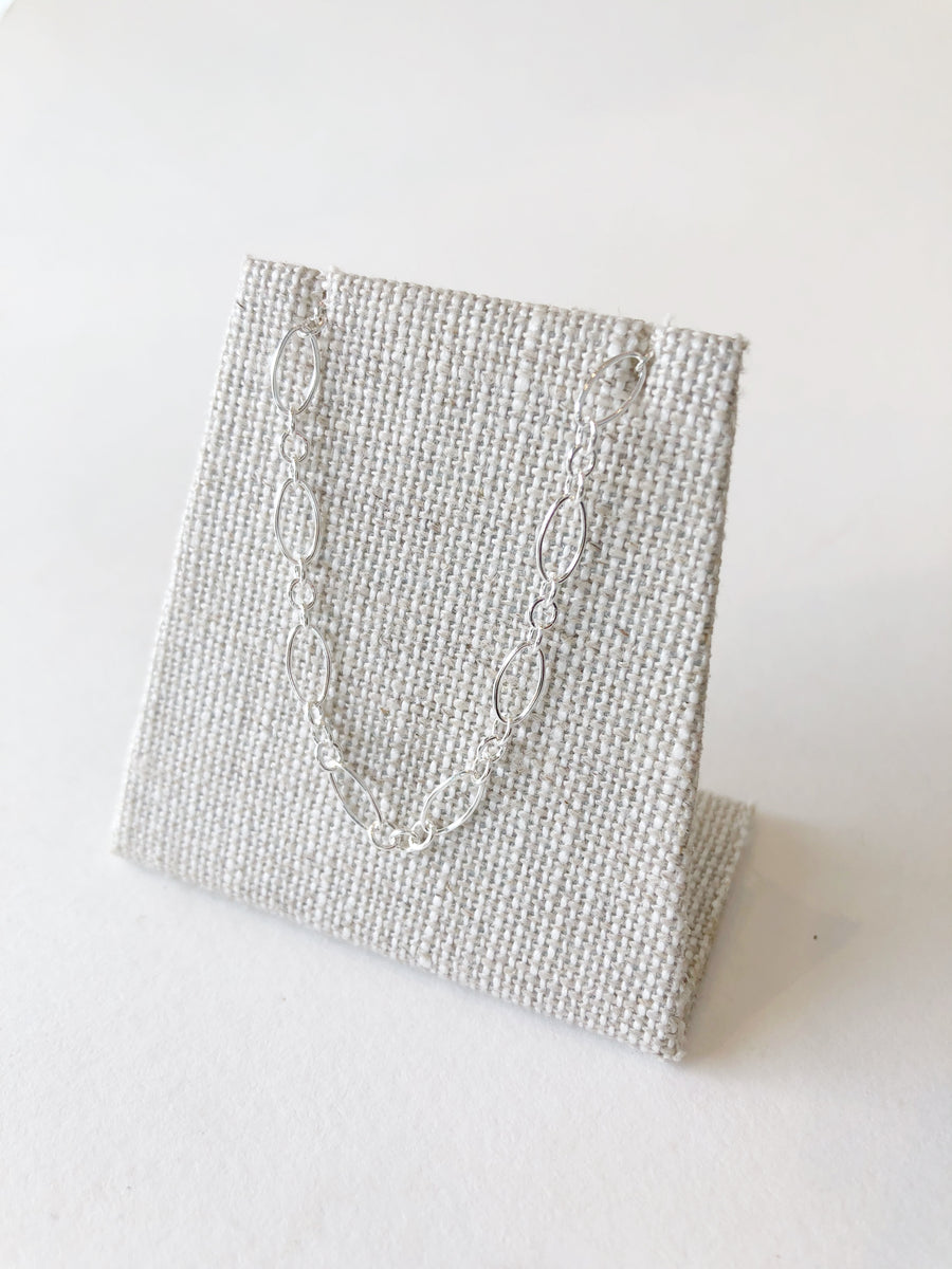 Oval Ring Chain Necklace