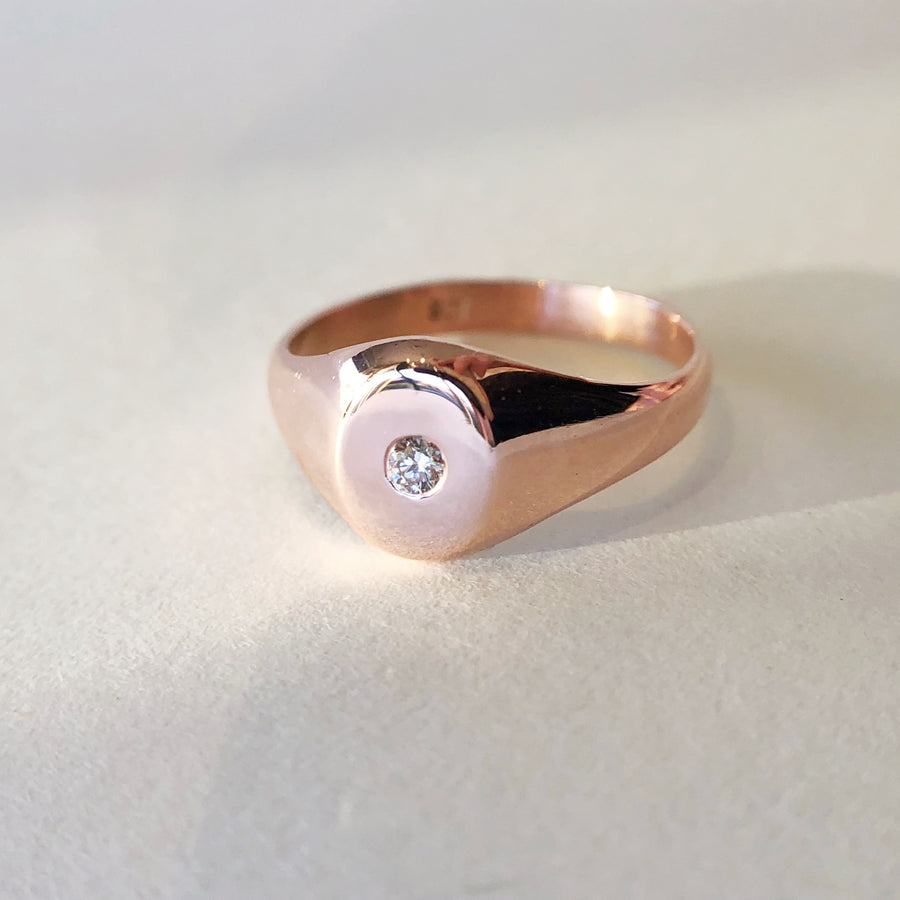 Small Oval Signet Ring