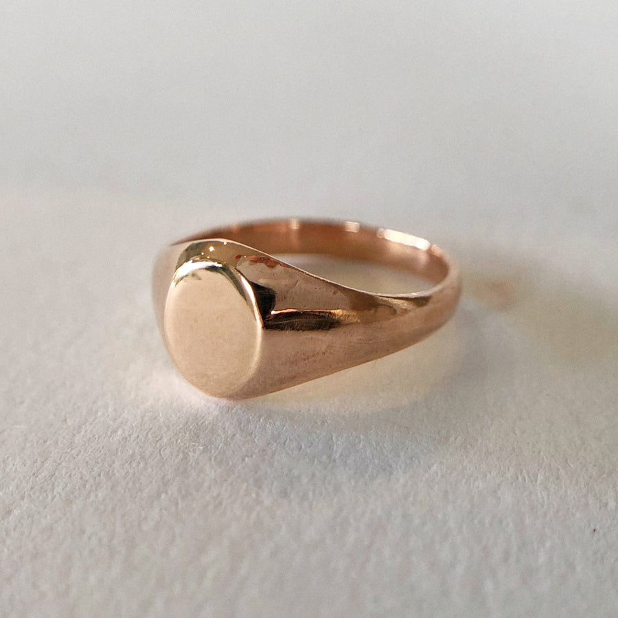 Small Oval Signet Ring