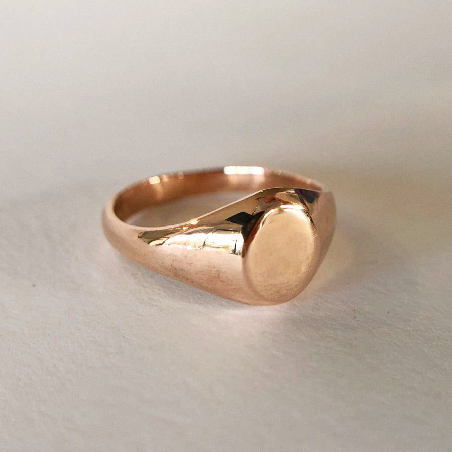 Small Oval Signet Ring