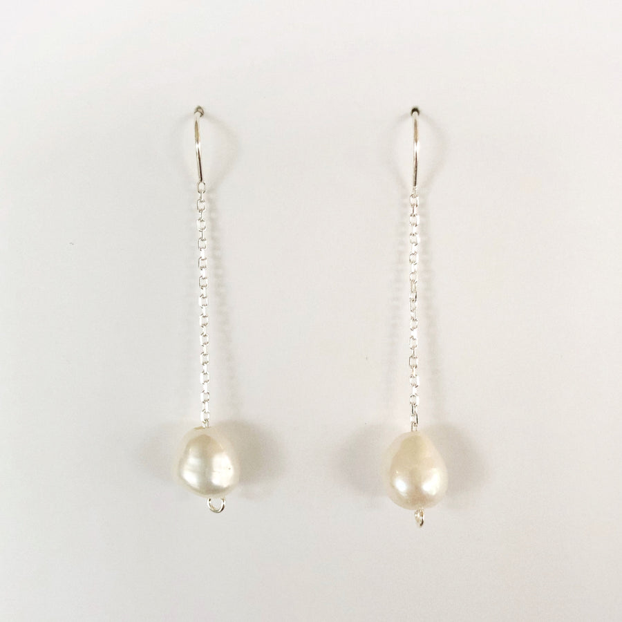 Pearl Thread Earrings
