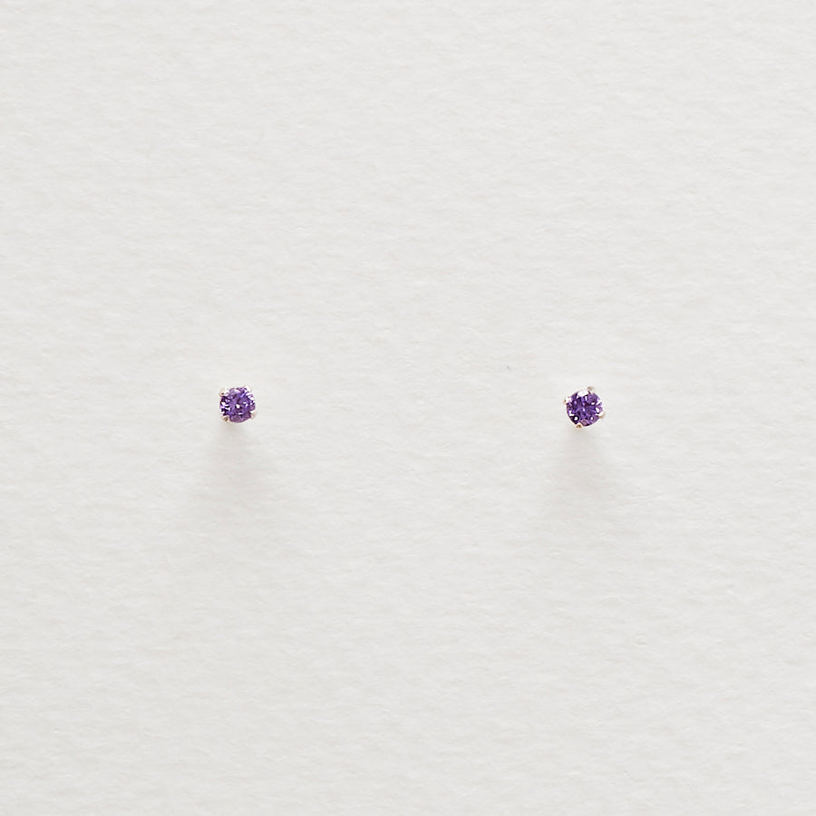 Petite Birthstone Studs