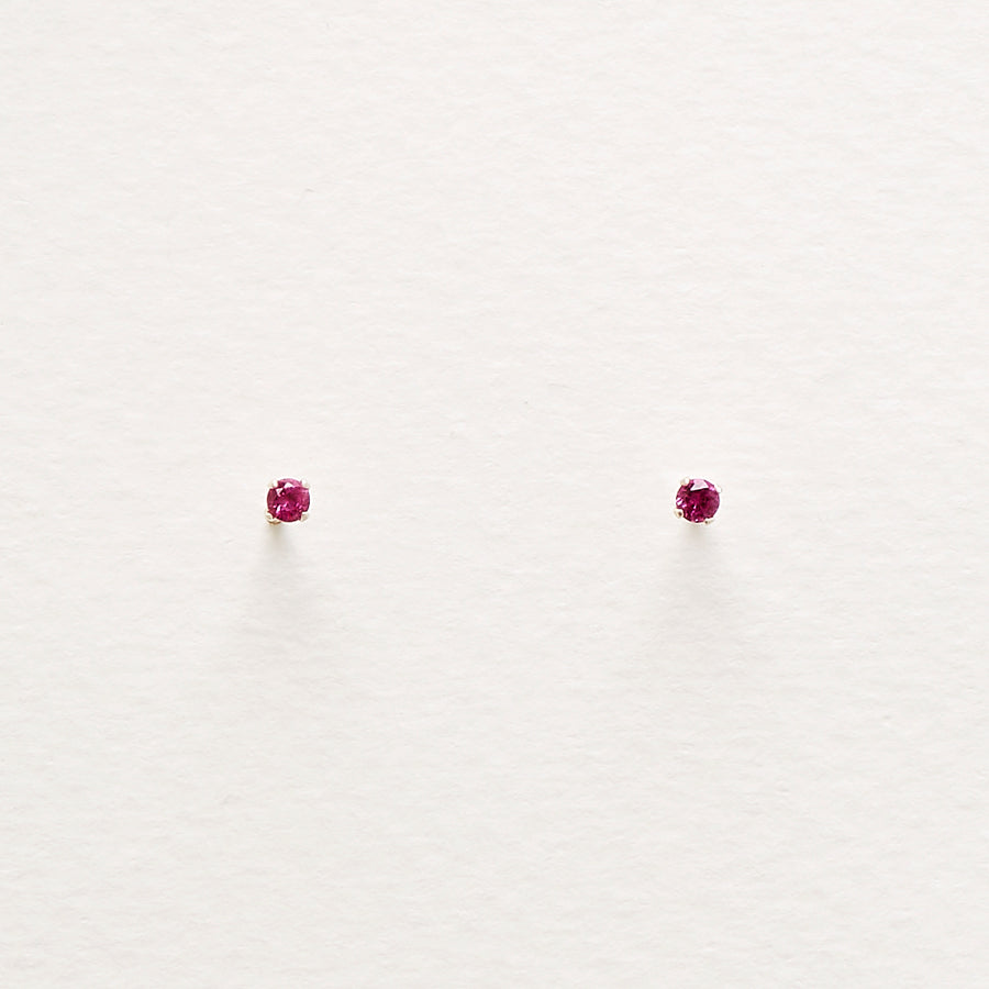 Petite Birthstone Studs