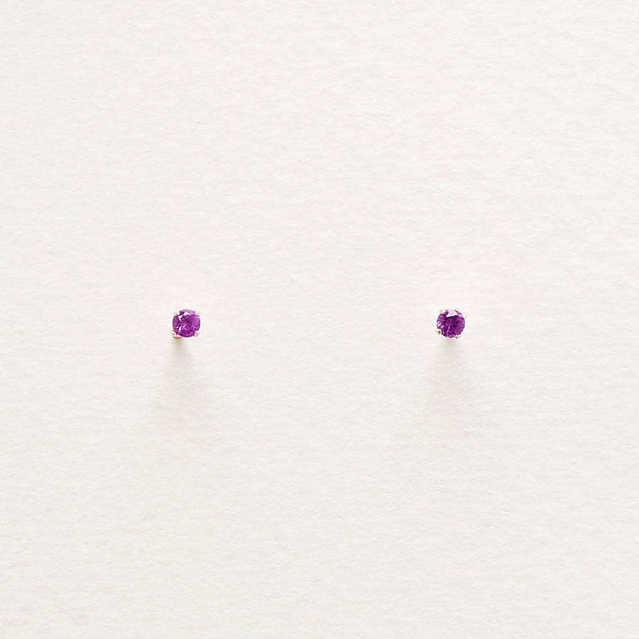 Petite Birthstone Studs