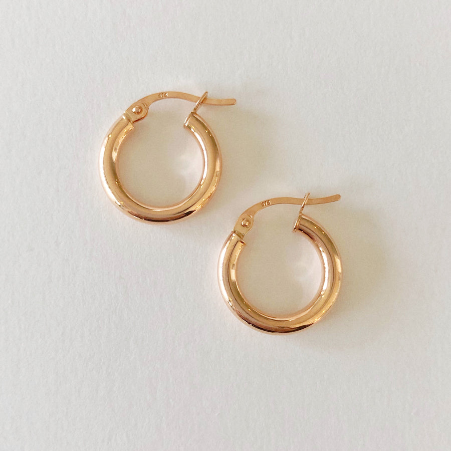 Plain Hoops Gold