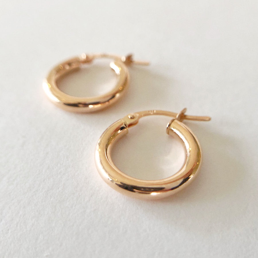 Plain Hoops Gold