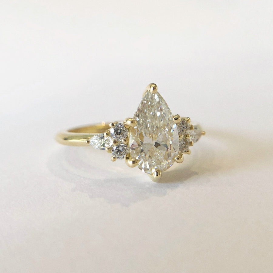 Sadie Diamond Pear Ring
