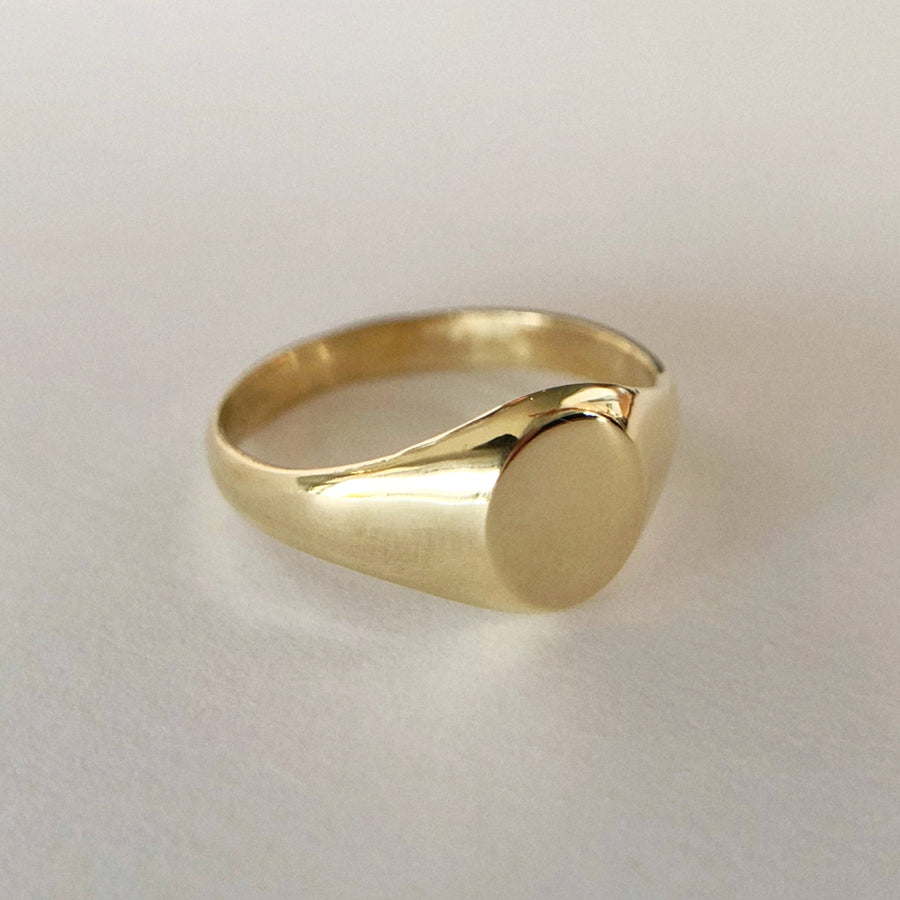 Small Oval Signet Ring