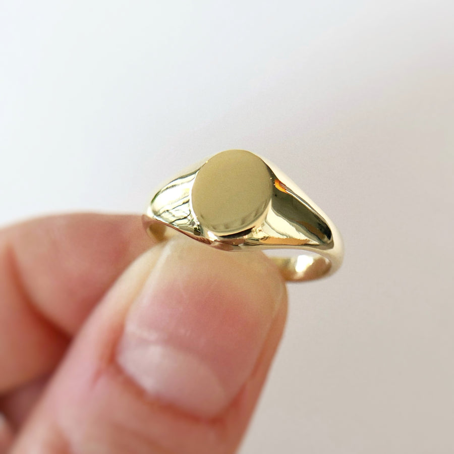 Small Oval Signet Ring