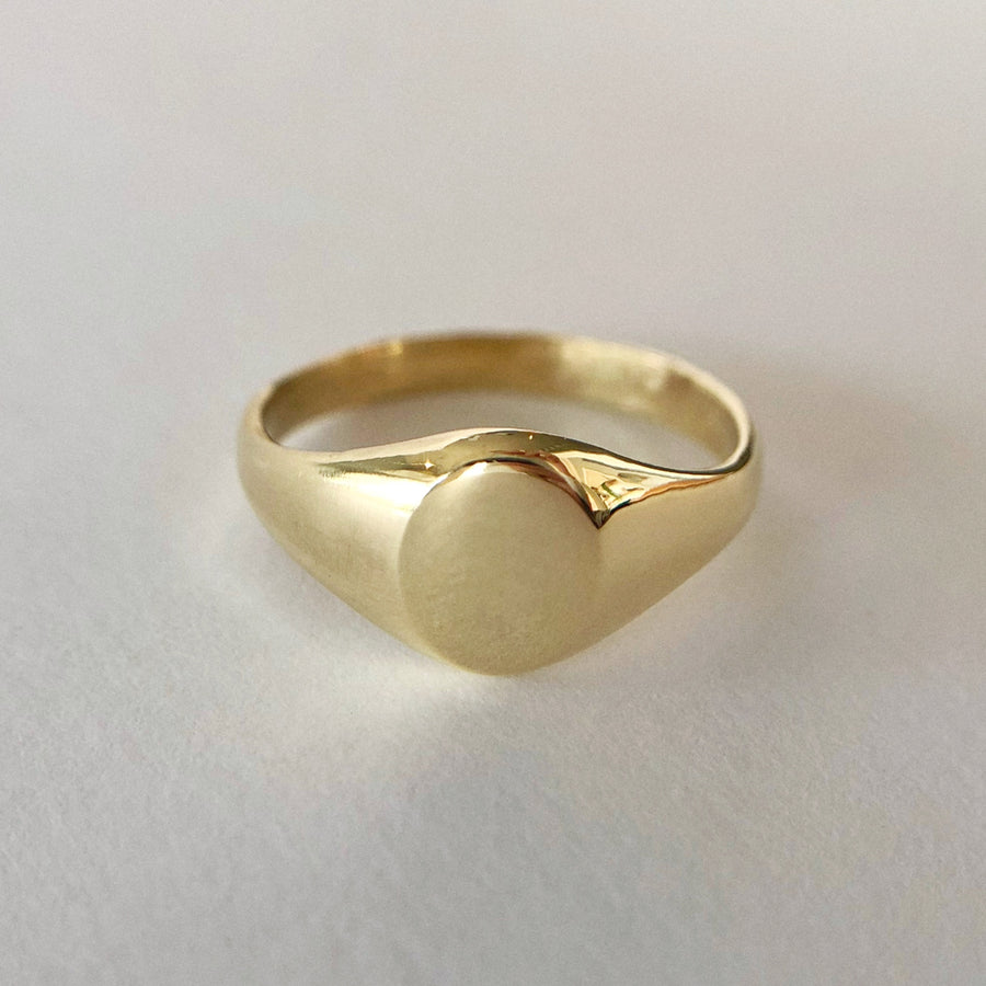 Small Oval Signet Ring