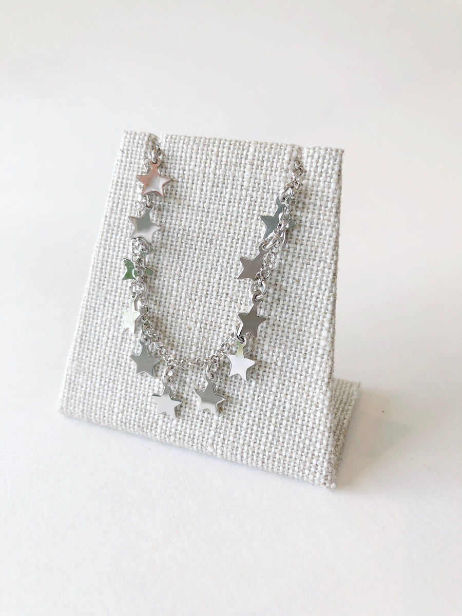 Star Drop Chain Necklace