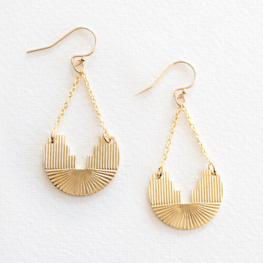 Etched Earrings